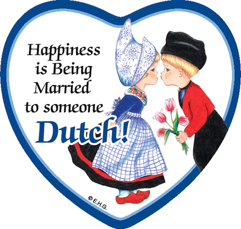 Fridge Tile: Married To Dutch - OktoberfestHaus.com
 - 1