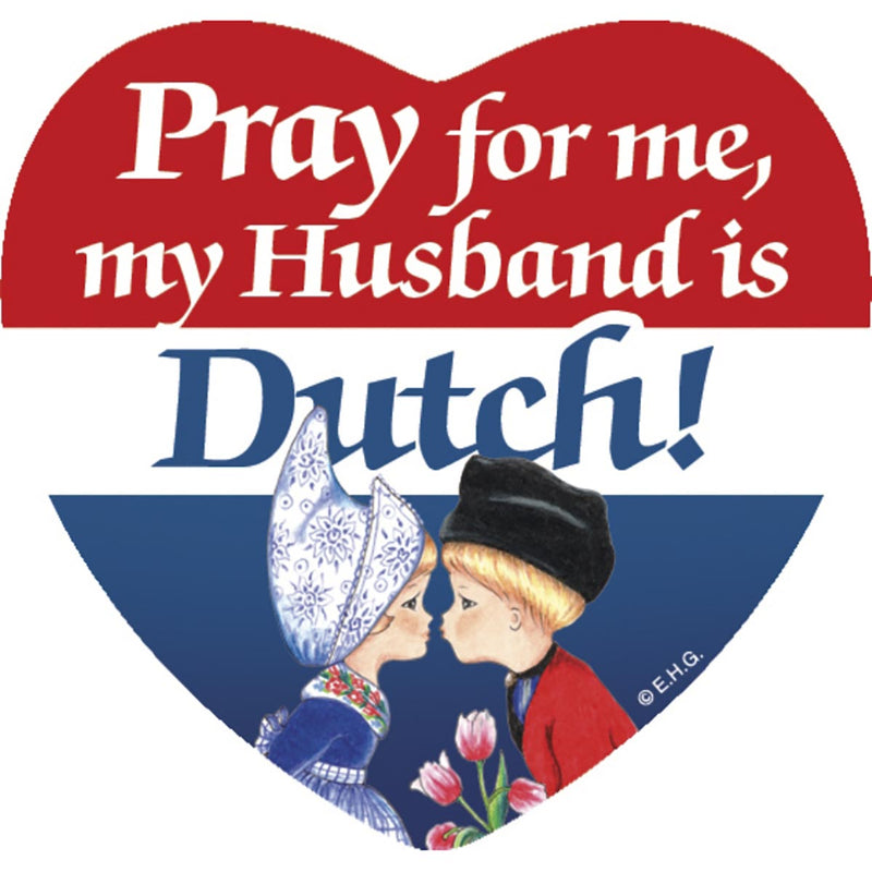 Magnetic Heart Tile: Dutch Husband