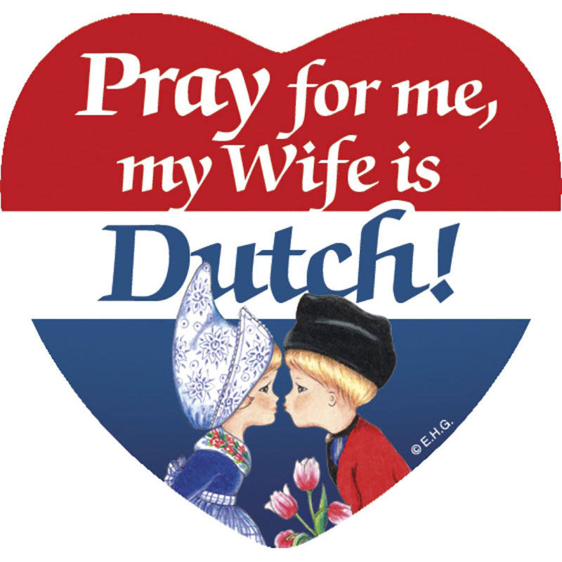 Magnetic Heart Tile: Dutch Wife