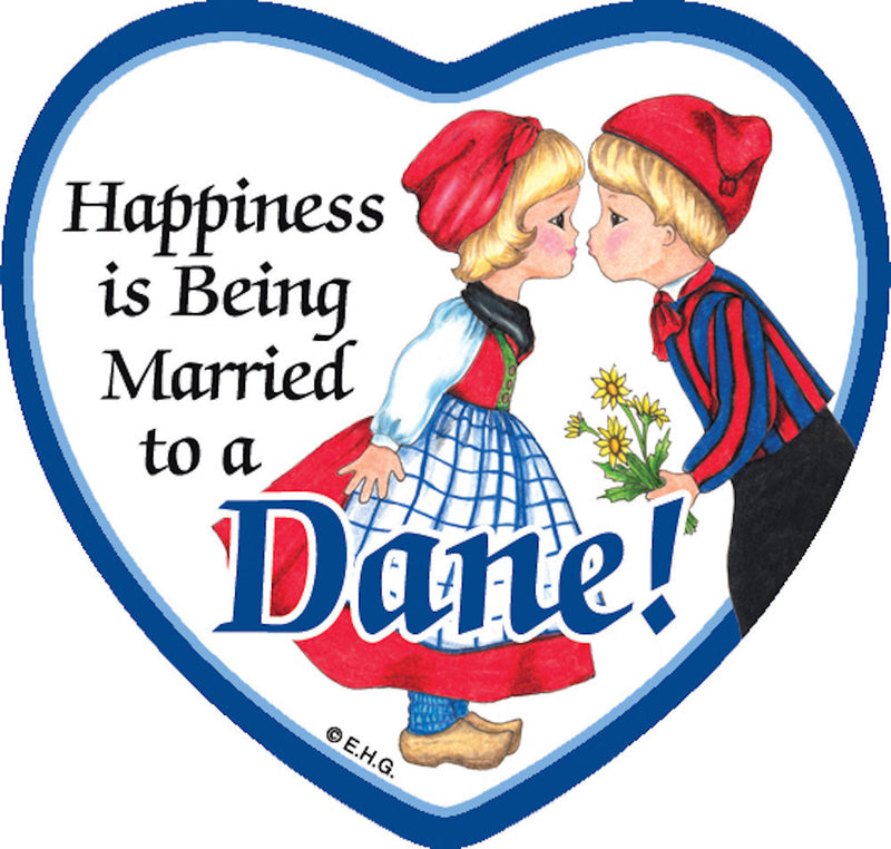 Fridge Tile: Married to Dane - OktoberfestHaus.com
 - 1