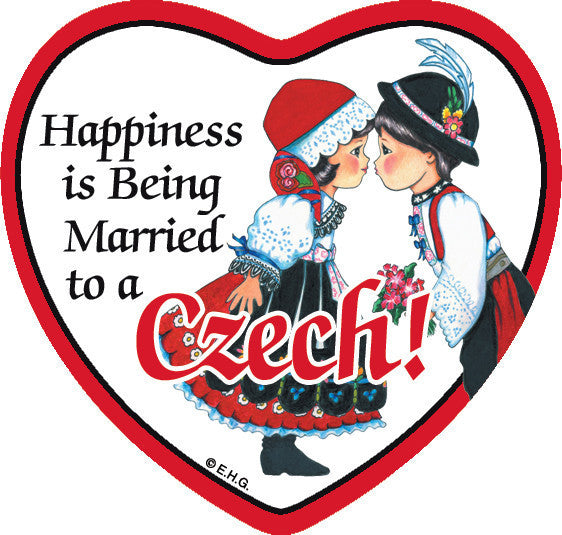 Tile Magnet: Married to Czech - OktoberfestHaus.com
 - 1