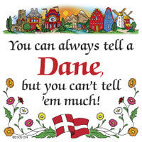 Danish Shop Magnet Tile (Tell A Dane) - OktoberfestHaus.com
 - 1