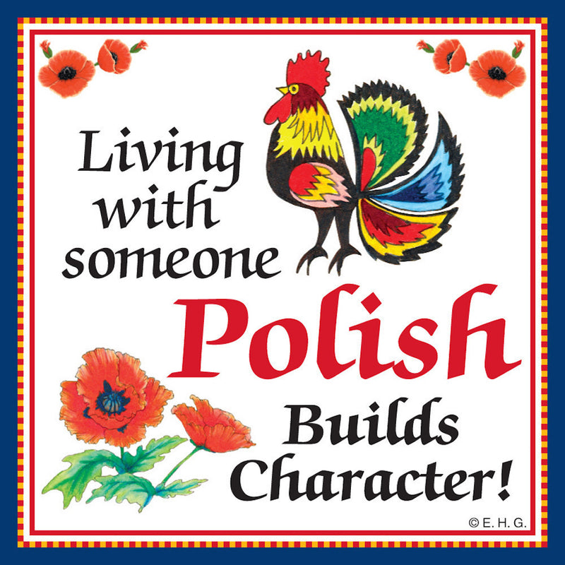 Magnetic Tile: Polish Character - OktoberfestHaus.com
 - 1