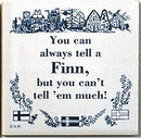 Finnish Culture Magnet Tile (Tell A Finn) - OktoberfestHaus.com
 - 1
