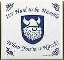 Norwegian Culture Magnet Tile (Humble Norsk) - OktoberfestHaus.com
 - 1