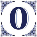 House Numbers Tile Blue and White - OktoberfestHaus.com
 - 10
