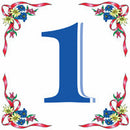 German House Numbers Tile - OktoberfestHaus.com
 - 1
