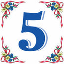 German House Numbers Tile - OktoberfestHaus.com
 - 5