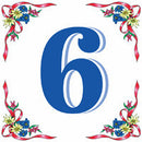 German House Numbers Tile - OktoberfestHaus.com
 - 6
