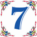 German House Numbers Tile - OktoberfestHaus.com
 - 7