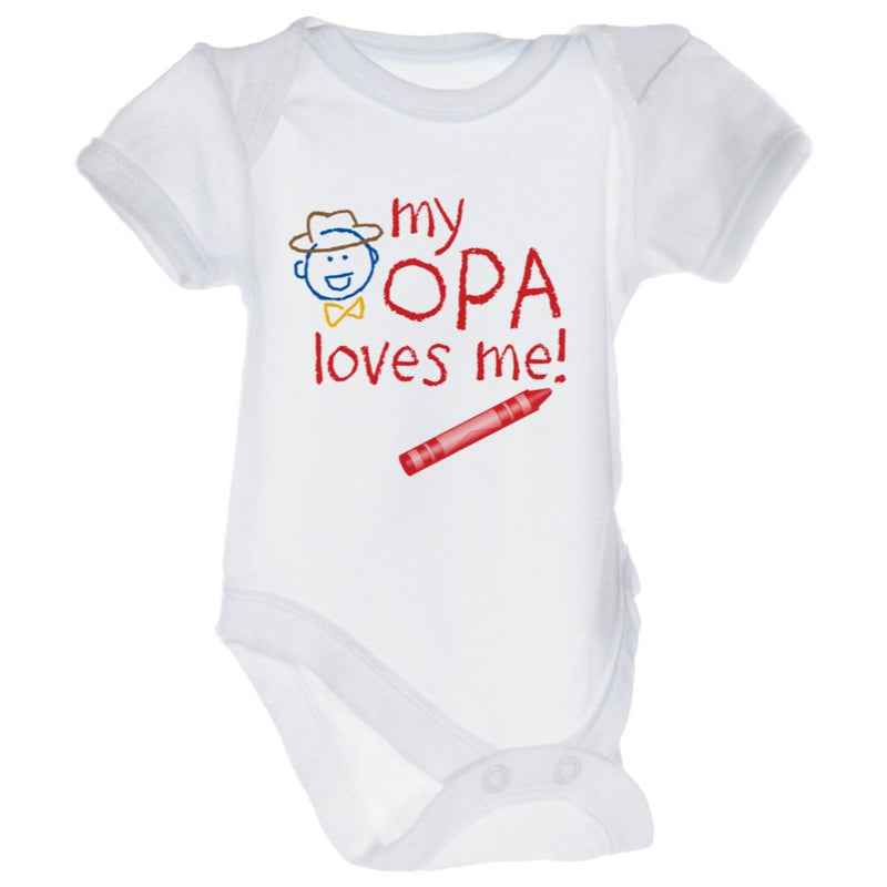 Opa Kids Babygro "My Opa Loves Me"
