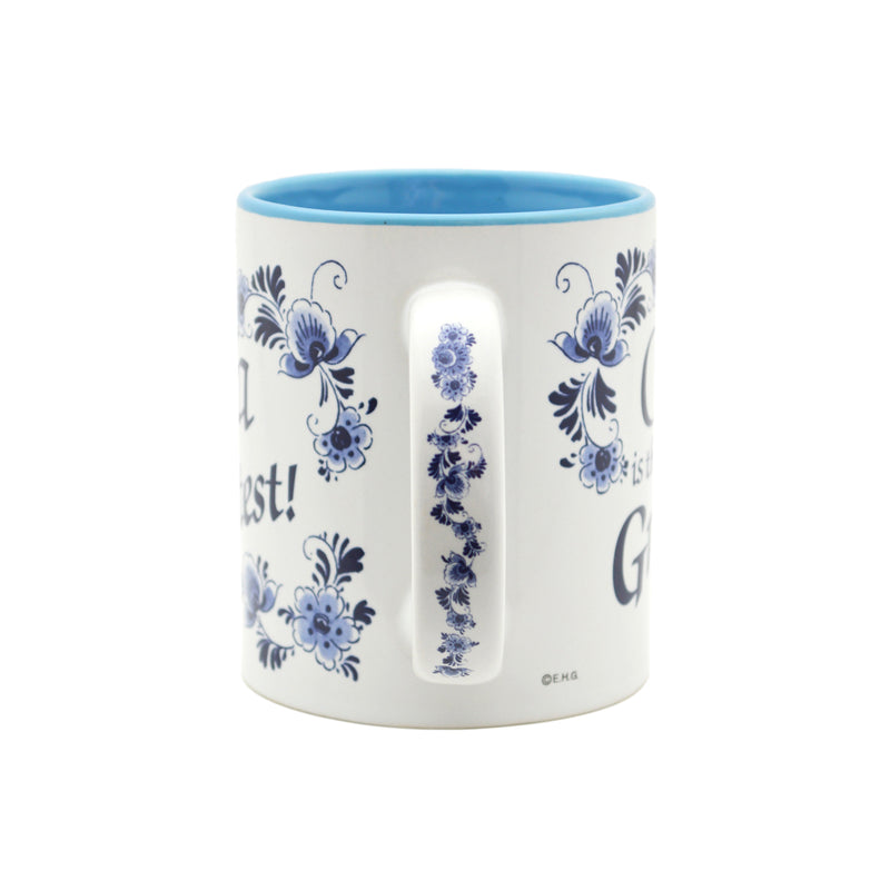 "Opa is the Greatest" - Blue Ceramic Coffee Mug