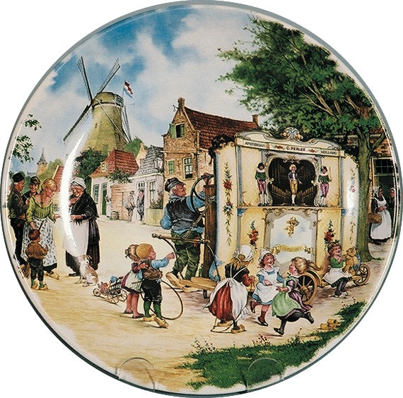 Collector Plates Dutch Organ Grinder Color DutchGiftOutlet.com