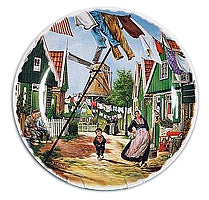Collectible Plate Windmill Street Color