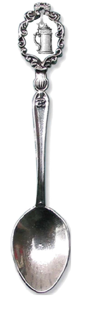 Collectible Silver Plated German Beer Stein Spoon