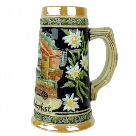 Munchen Oktoberfest Beer Stein without metal lid - OktoberfestHaus.com
 - 1