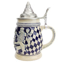Bayern Coat of Arms Ceramic Beer Stein w/Lid - OktoberfestHaus.com
 - 1