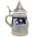 Cobalt Blue Landmarks of Berlin .75L Lidded Beer Stein -3