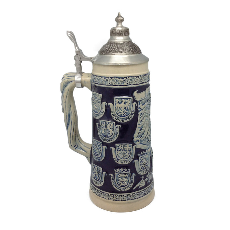 German Stein Coats of Arms Engraved w/Lid - OktoberfestHaus.com
 - 3