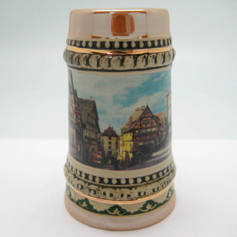 Ceramic Beer Stein German Village Scene Shot - OktoberfestHaus.com
 - 2