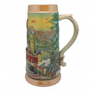 German Stein Ludwig's Castle Engraved no/Lid - OktoberfestHaus.com
 - 1