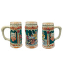 German Castle Engraved Beer Mug without Lid