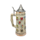 German Coat of Arms Stein w/ Lid