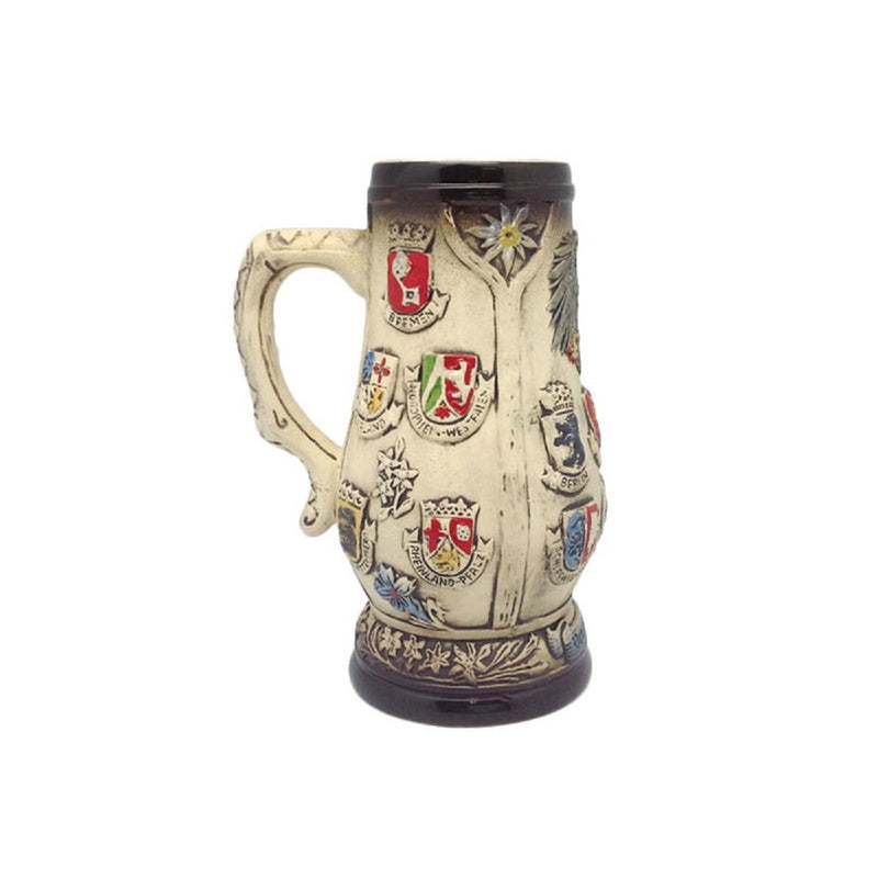 Edelweiss Ceramic Beer Stein w/out Lid