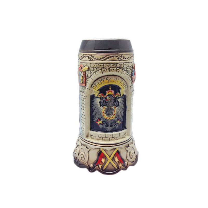 Scenic Germany Engraved Beer Stein w/out lid