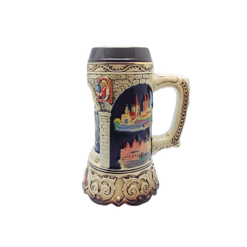 Scenic Germany Engraved Beer Stein w/out lid
