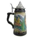 Mountain Village Beer Steins with Lid