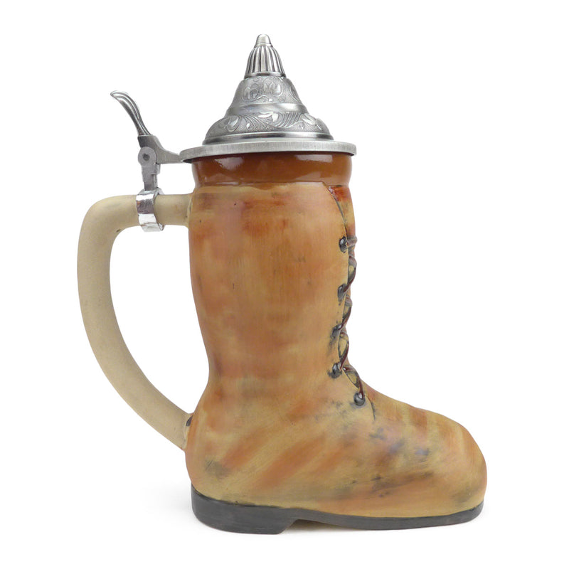 Germany Beer Boot Stein with lid