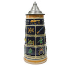German Schnitzelbank Song .9L Lidded Beer Stein -4
