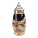 German Alpine Village Relief .75L Lidded Stein -3