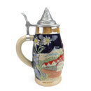 German Alpine Village Relief .75L Lidded Stein -2
