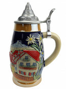 Germany Alpine Beer Stein with Lid - OktoberfestHaus.com
 - 1