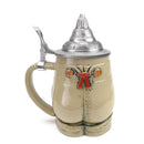 German Lederhosen Beer Stein with Lid - OktoberfestHaus.com
 - 2