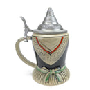 German Dirndl Ceramic Stein with Lid - OktoberfestHaus.com
 - 4