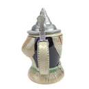 German Dirndl Ceramic Stein with Lid - OktoberfestHaus.com
 - 3