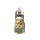 Germanic Spring Beer Stein .5L with Embossed Metal Lid