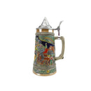 Germanic Fall Beer Stein .5L with Embossed Metal Lid