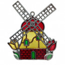 Small Windmill Sun Catcher with Tulips. - OktoberfestHaus.com
 - 1