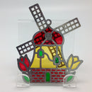 Small Windmill Sun Catcher with Tulips. - OktoberfestHaus.com
 - 2