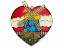 Blue Heart Shaped Sun catcher with Windmill Design - OktoberfestHaus.com
 - 2