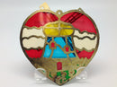Red Heart Shaped Sun catcher with Windmill Design - OktoberfestHaus.com
 - 2
