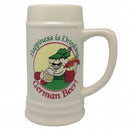 Ceramic Beer Stein Happiness Drinking German - OktoberfestHaus.com
 - 1