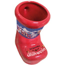 Winter Themed Ceramic Red Gluhwein Boot Mug