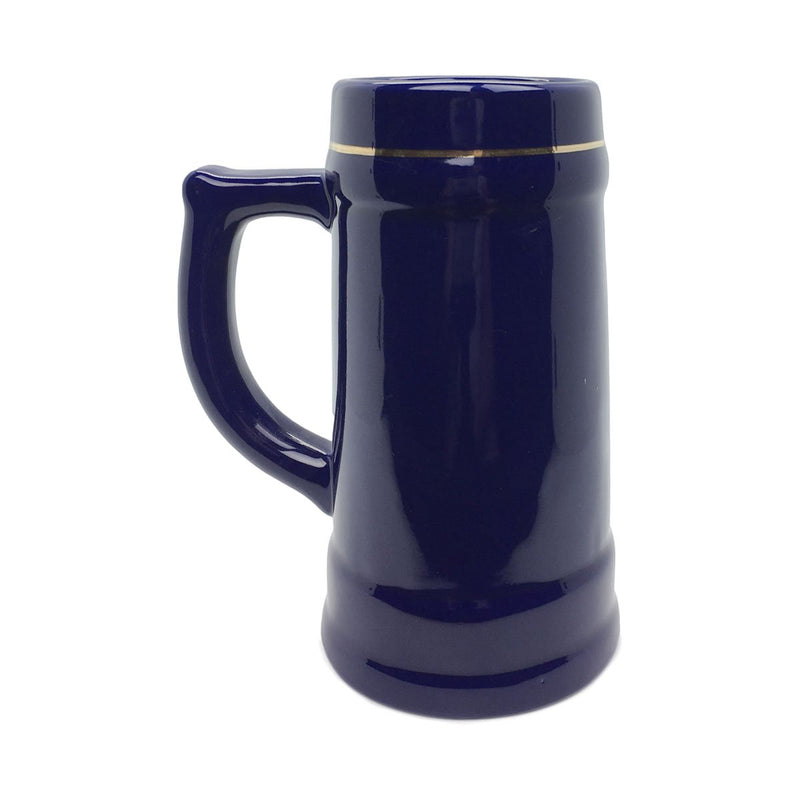 .75L Village Cobalt Blue Medallion Stein -2