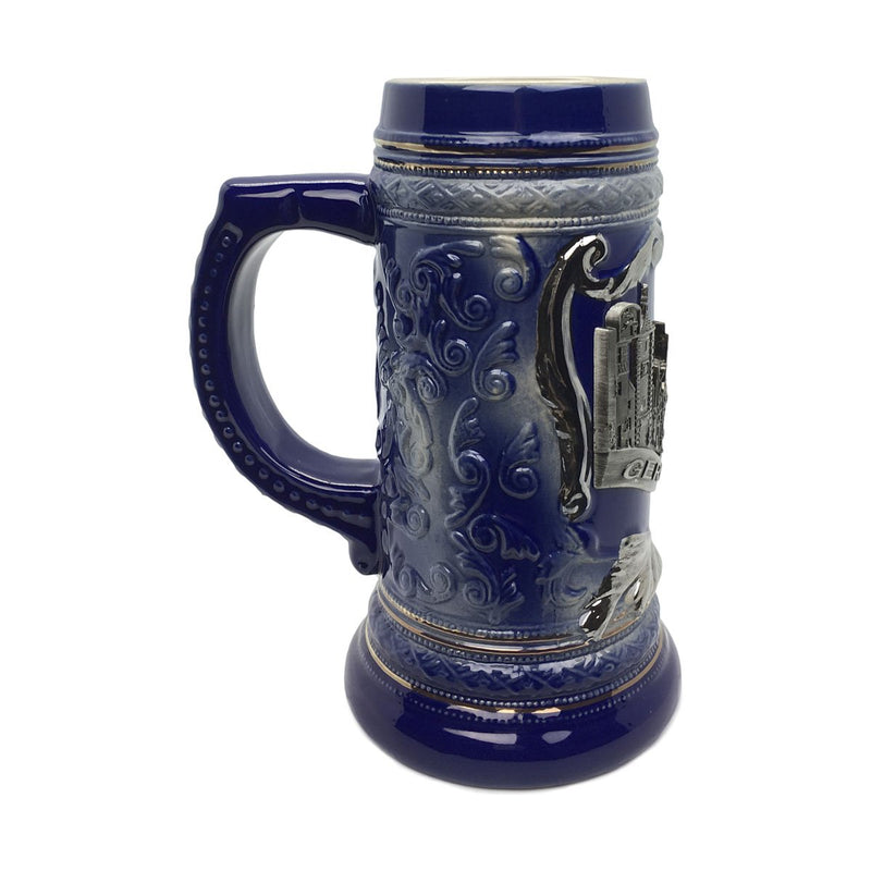 Deluxe Relief .75L Village Medallion Stein -3