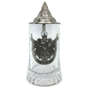 .5L Eagle Medallion Lidded Glass Mug -1